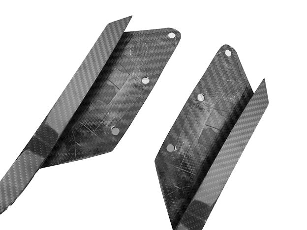 2014-2019 Corvette C7 Z06/ ZR1 CARBON FIBER Side Rocker Panels Brake Scoop Vents (PAIR)